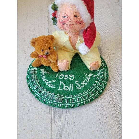 Annalee 1989 doll Society train track mobility xmas - Picture 2 of 9